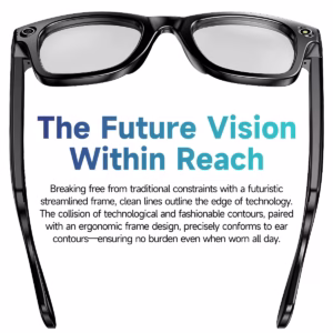 4K Ultra HD AI Smart Glasses with 8MP Camera, IP65 Waterproof & Voice Assistant